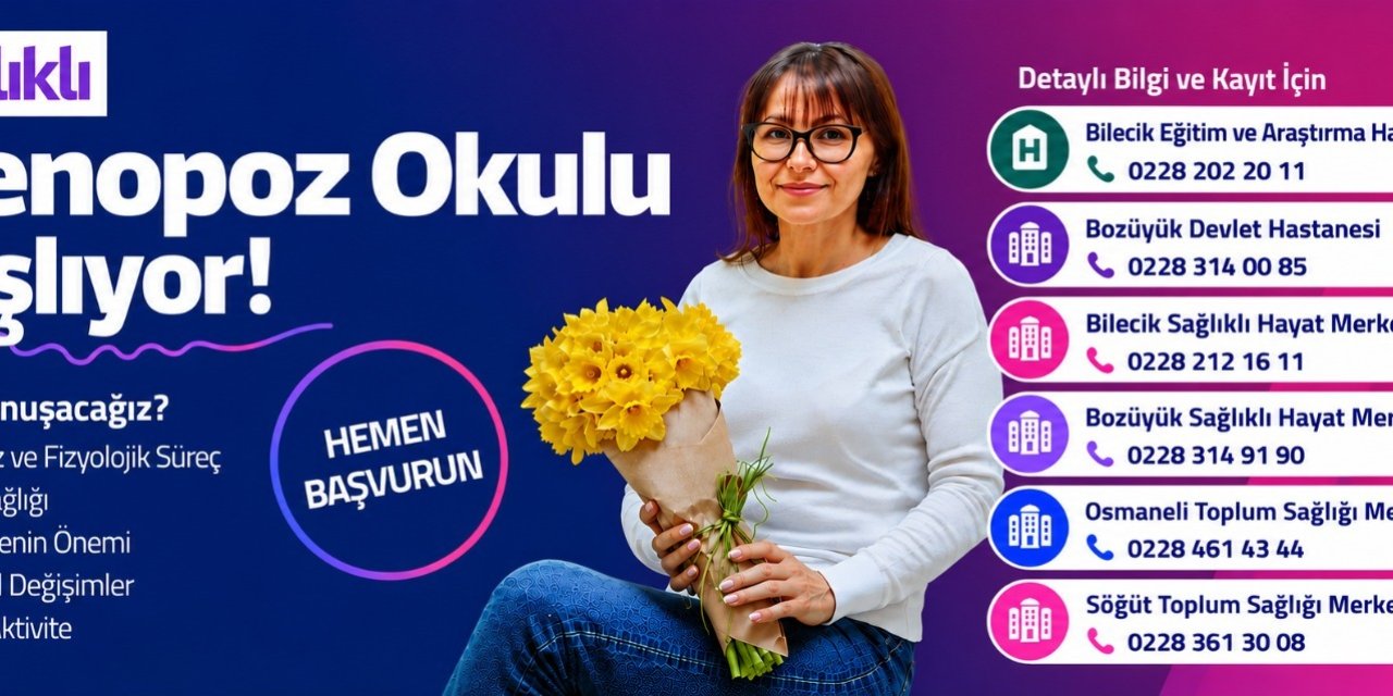 Bilecik'te Menopoz Okulu Başlıyor