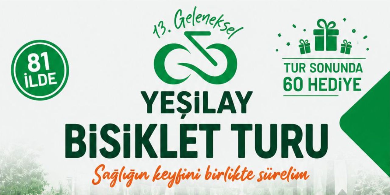 Bilecik’te Yeşilay 13. geleneksel Bisiklet Turu düzenlenecek