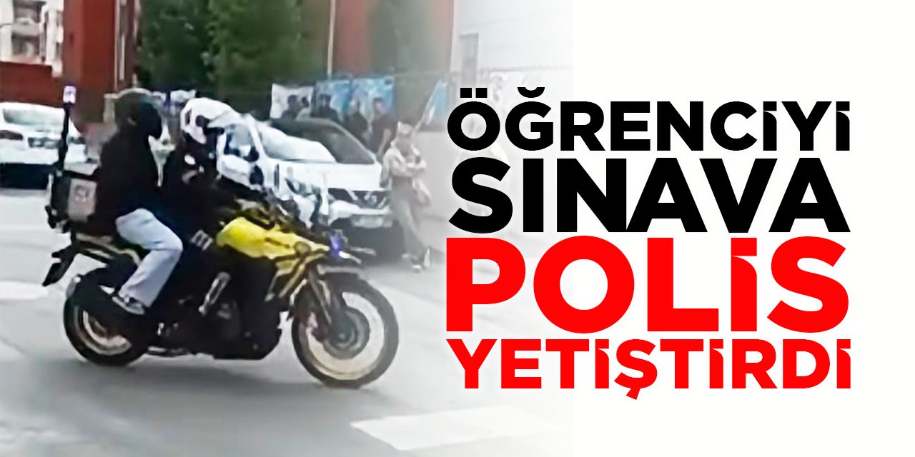 Öğrenciyi Sınava Polis Yetiştirdi