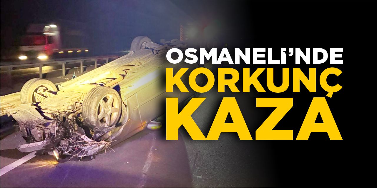 Osmaneli'nde korkunç kaza!