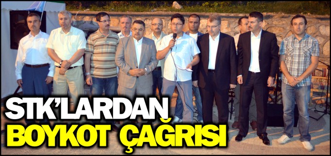 STK’LARDAN BOYKOT ÇAĞRISI
