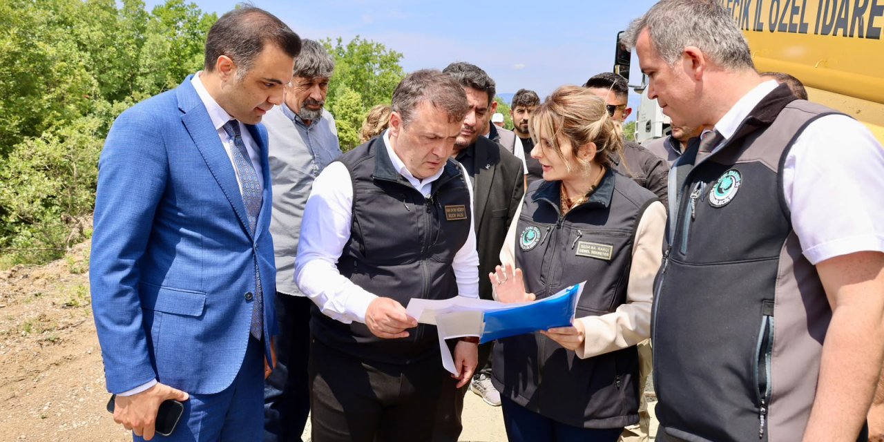 Vali Sözer Yol Çalışmalarını İnceledi