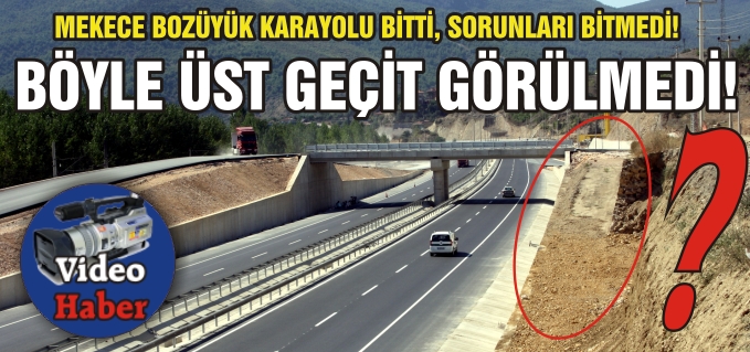 BÖYLE ÜST GEÇİT GÖRÜLMEDİ!