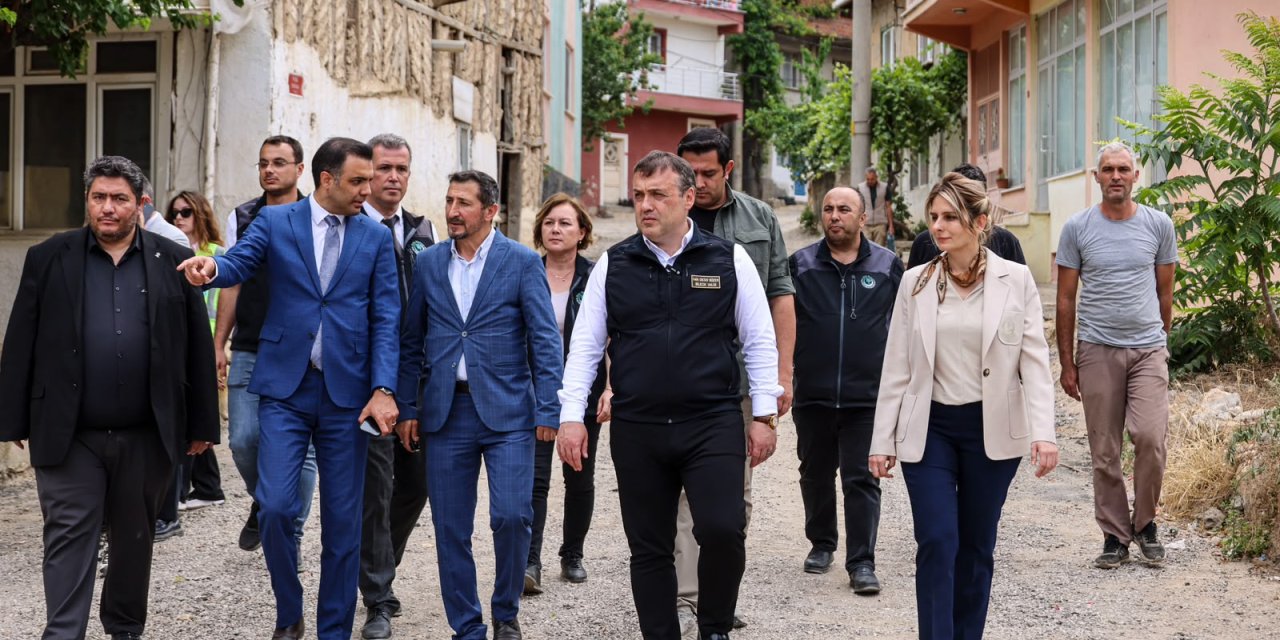 Vali Sözer Altyapı Çalışmalarını İnceledi