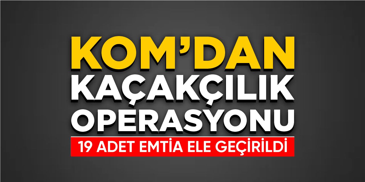 Bilecik’te Kaçakçılık Operasyonu: 19 Adet Emtia Ele Geçirildi