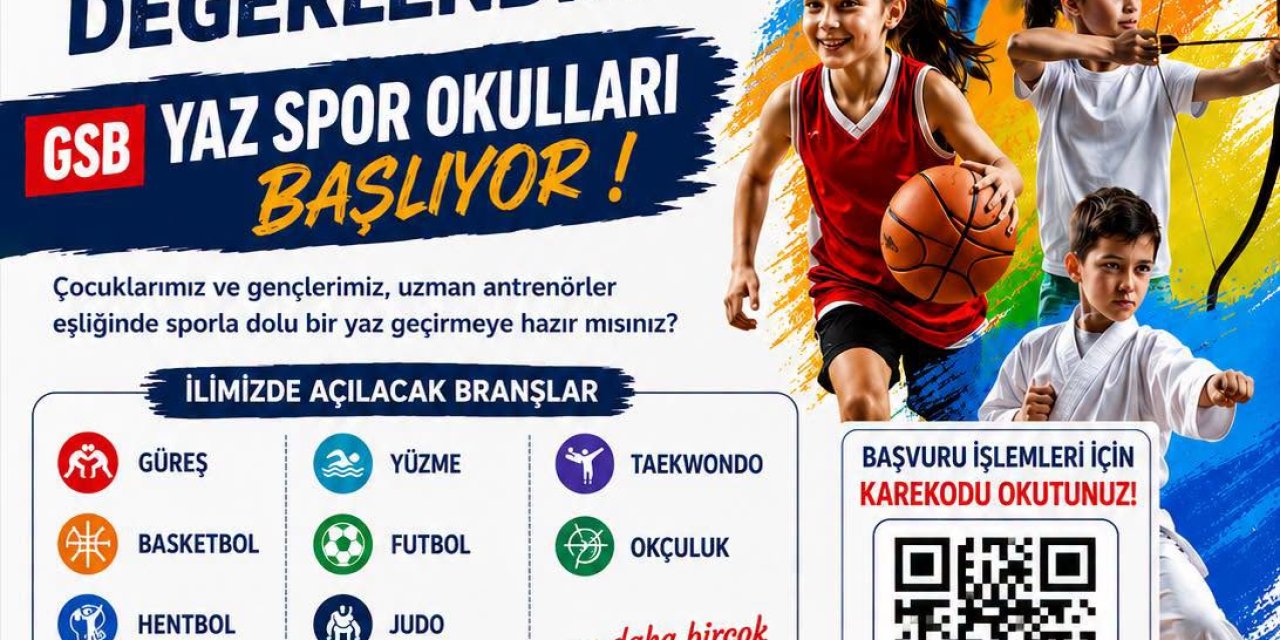 GSB Yaz Okulları Başlıyor!