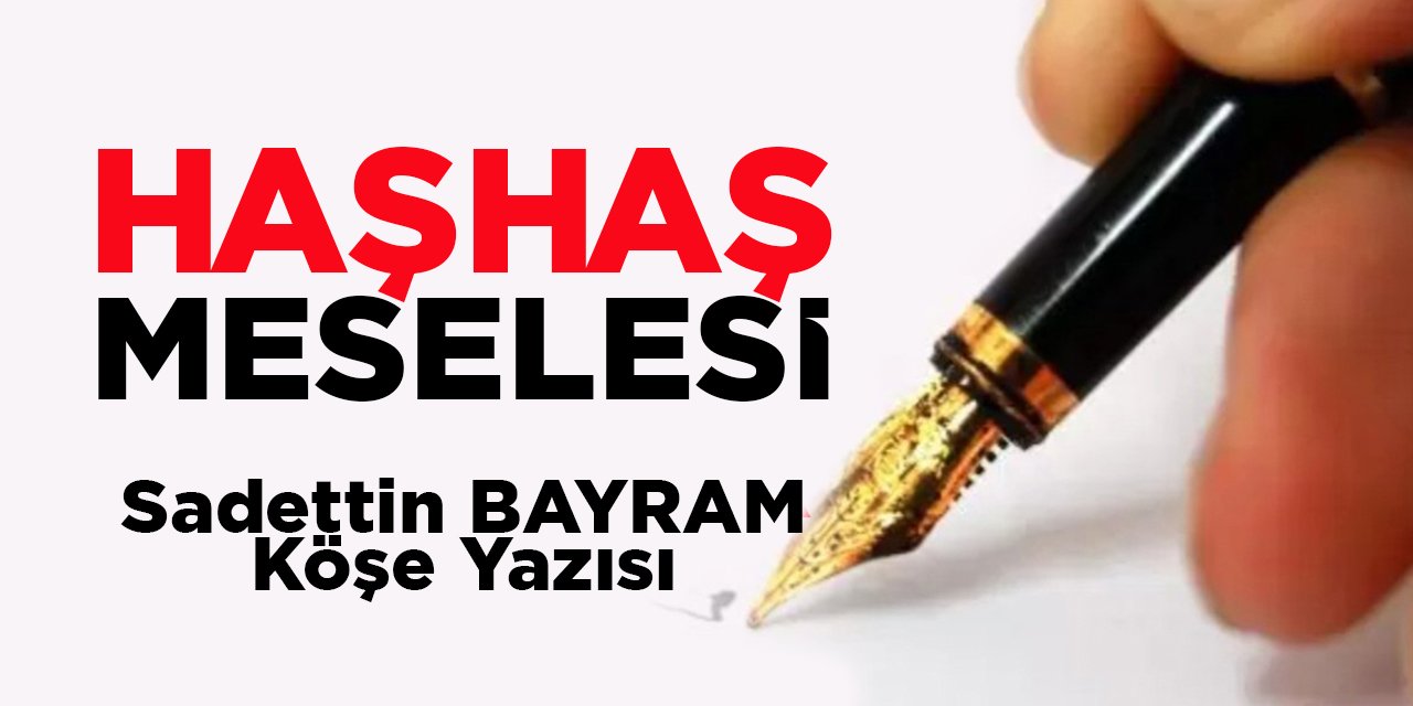 HAŞHAŞ MESELESİ