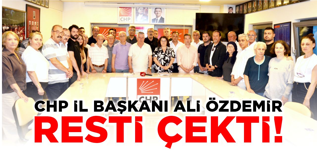 CHP Bilecik İl Başkanı Ali Özdemir resti çekti: "Tanımıyoruz”