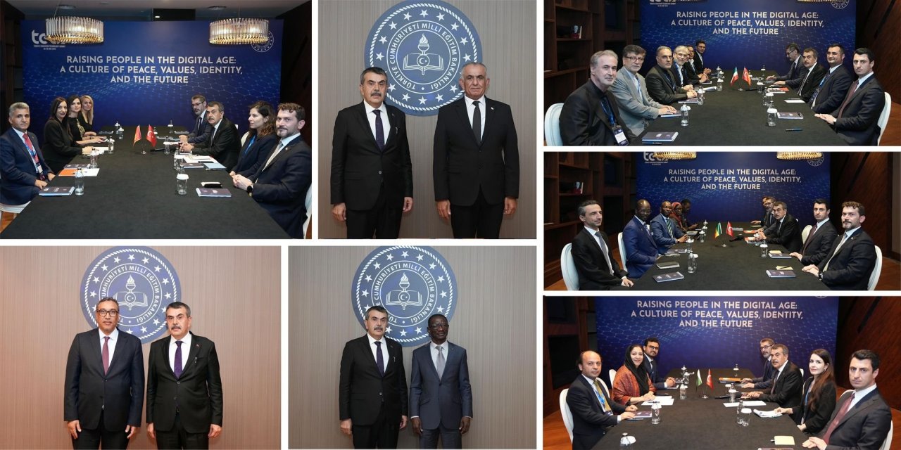Bakan Tekin Türkiye Eğitim Teknolojileri Zirvesi Kapsamında Görüşmelerde Bulundu