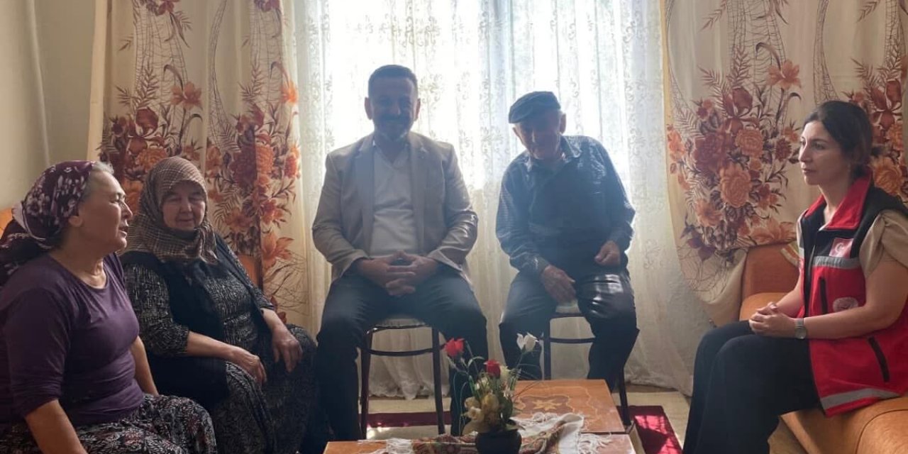 Şehit Necdet Ayhan’ın Babasına Geçmiş Olsun Ziyareti