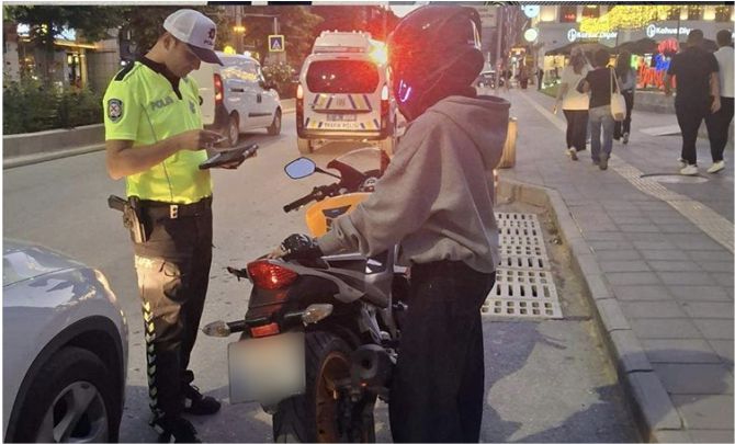 Emniyetten şok motosiklet denetimi!