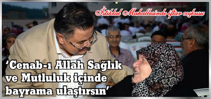 ’’CENABI ALLAH SAĞLIK VE MUTLULUK İÇİNDE BAYRAMA ULAŞTIRSIN’’