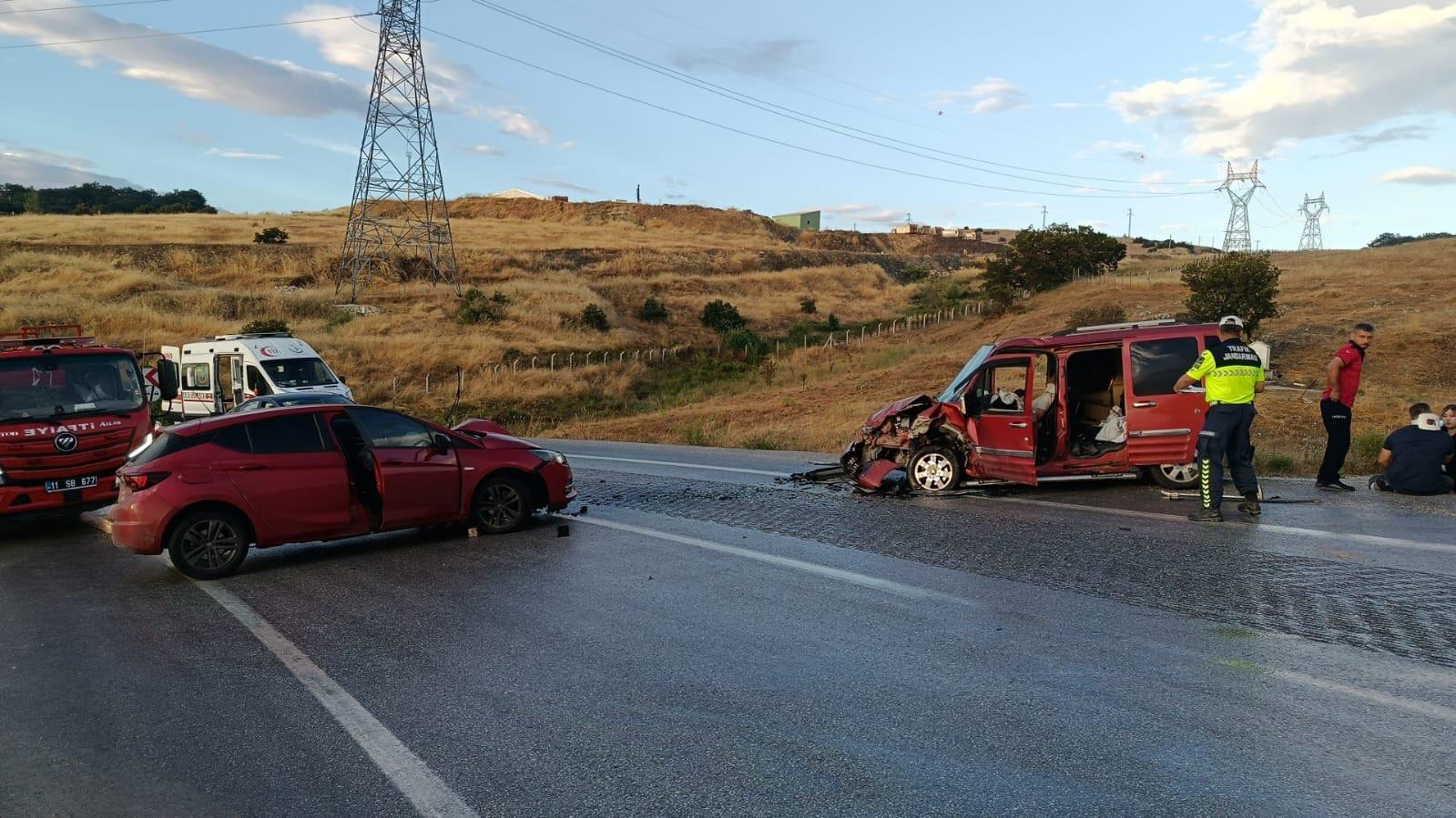 Söğüt-Eskişehir yolunda kaza