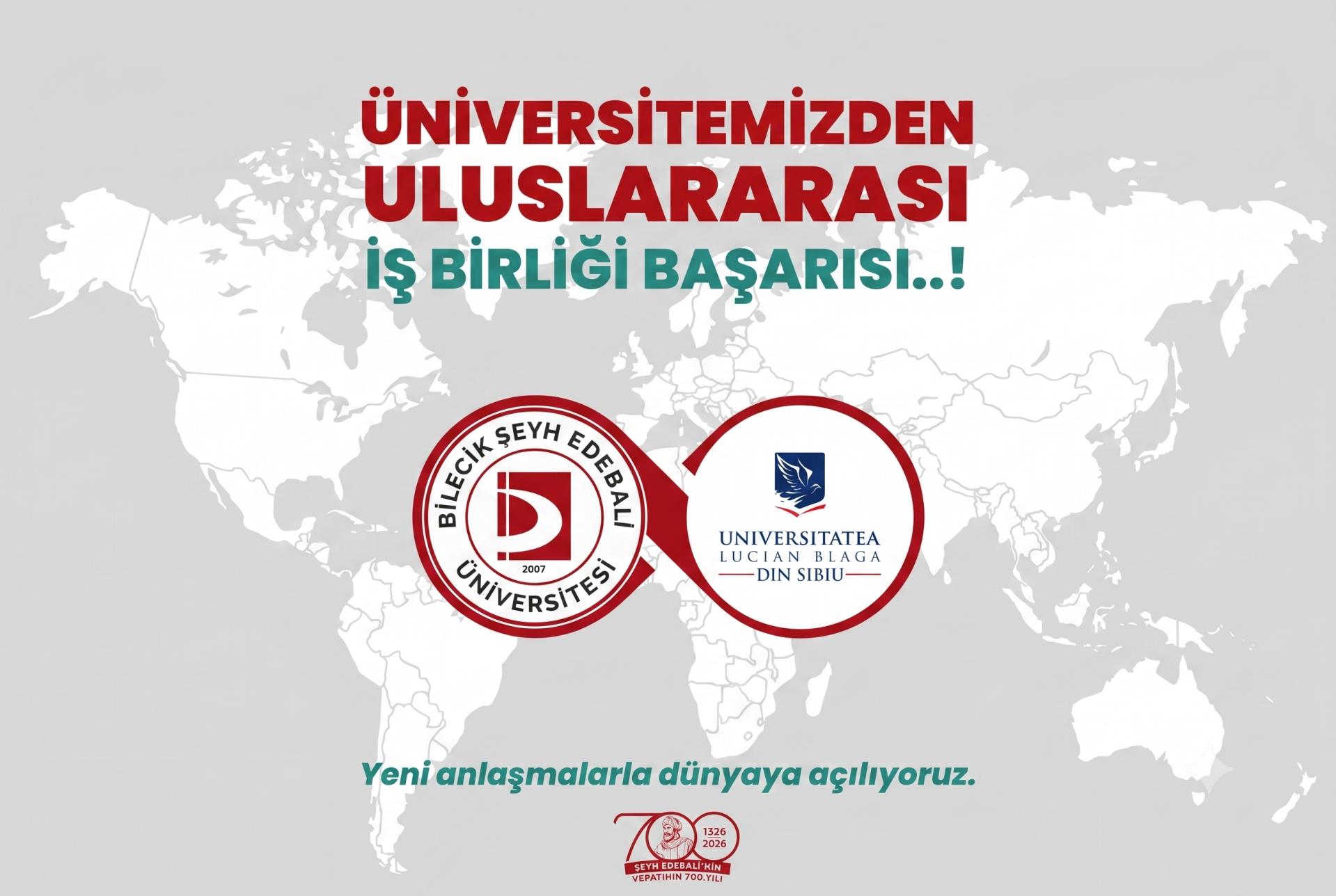 BŞEÜ’den uluslararası yeni bir anlaşma daha