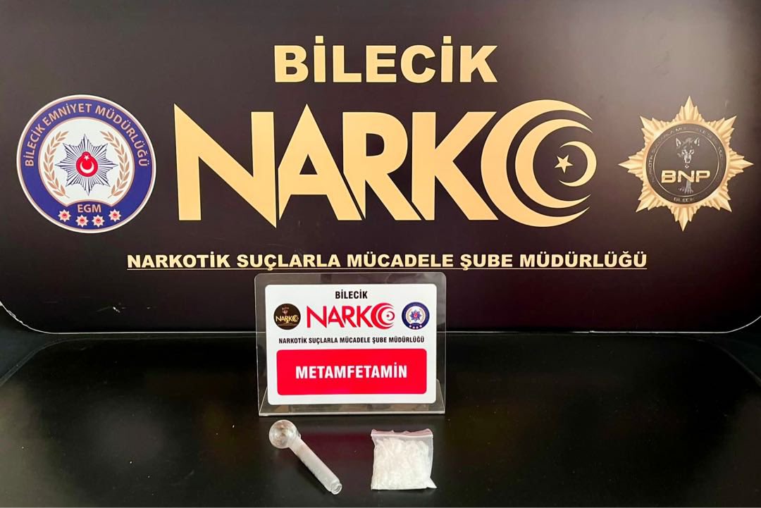 Bilecik’te metamfetamin yakalandı