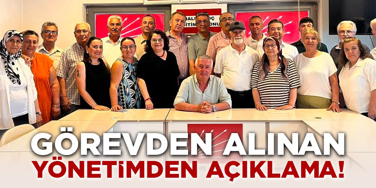 Görevden Alınan Yönetimden Açıklama!