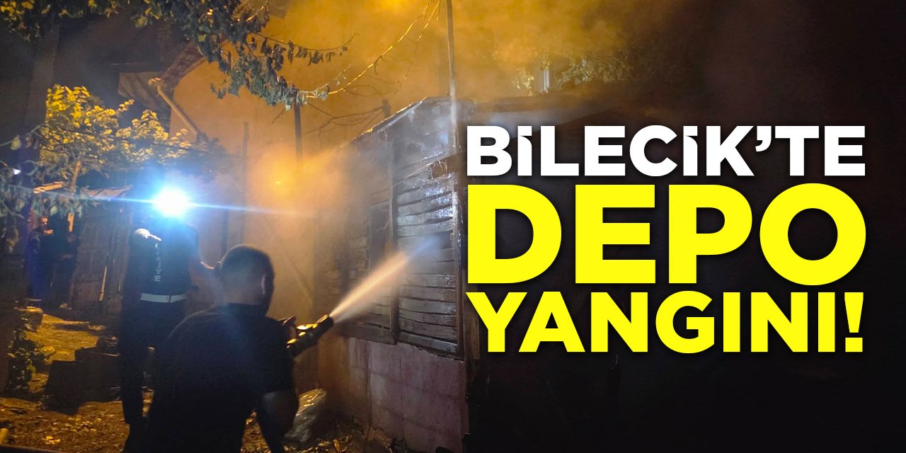 Bilecik'te Depo Yangını!