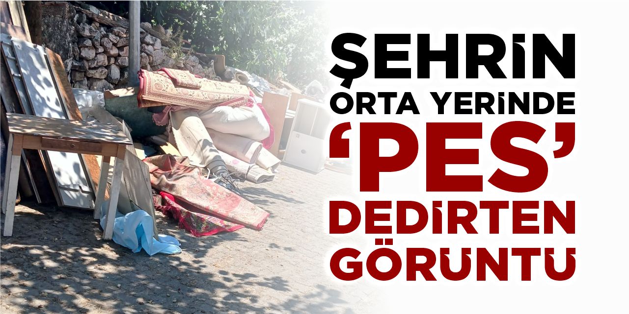 Şehrin orta yerinde ‘Pes’ dedirten görüntü!