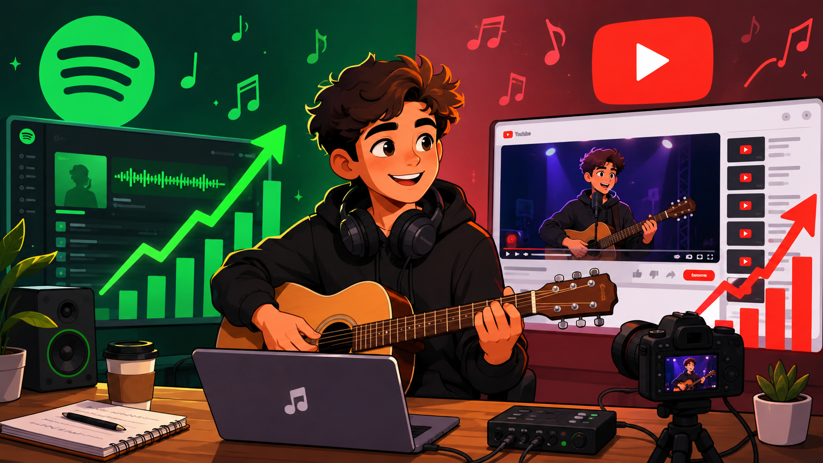 Sanatçılar Spotify Dinlenmelerini ve YouTube İzlenmelerini Nasıl Artırabilir?