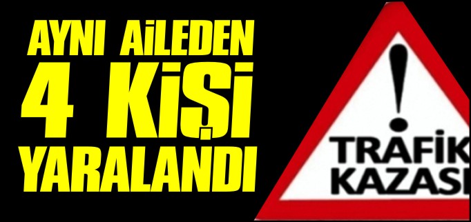 AYNI AİLEDEN 4 KİŞİ YARALANDI