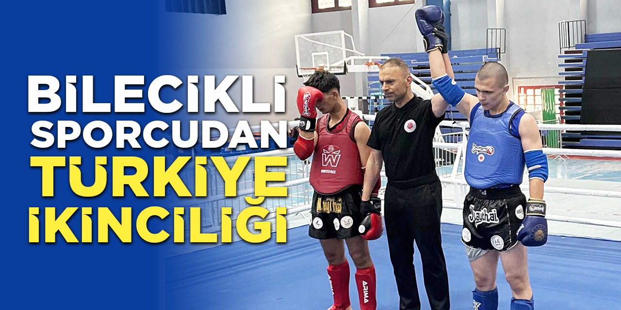 Bilecikli Sporcudan Türkiye İkinciliği