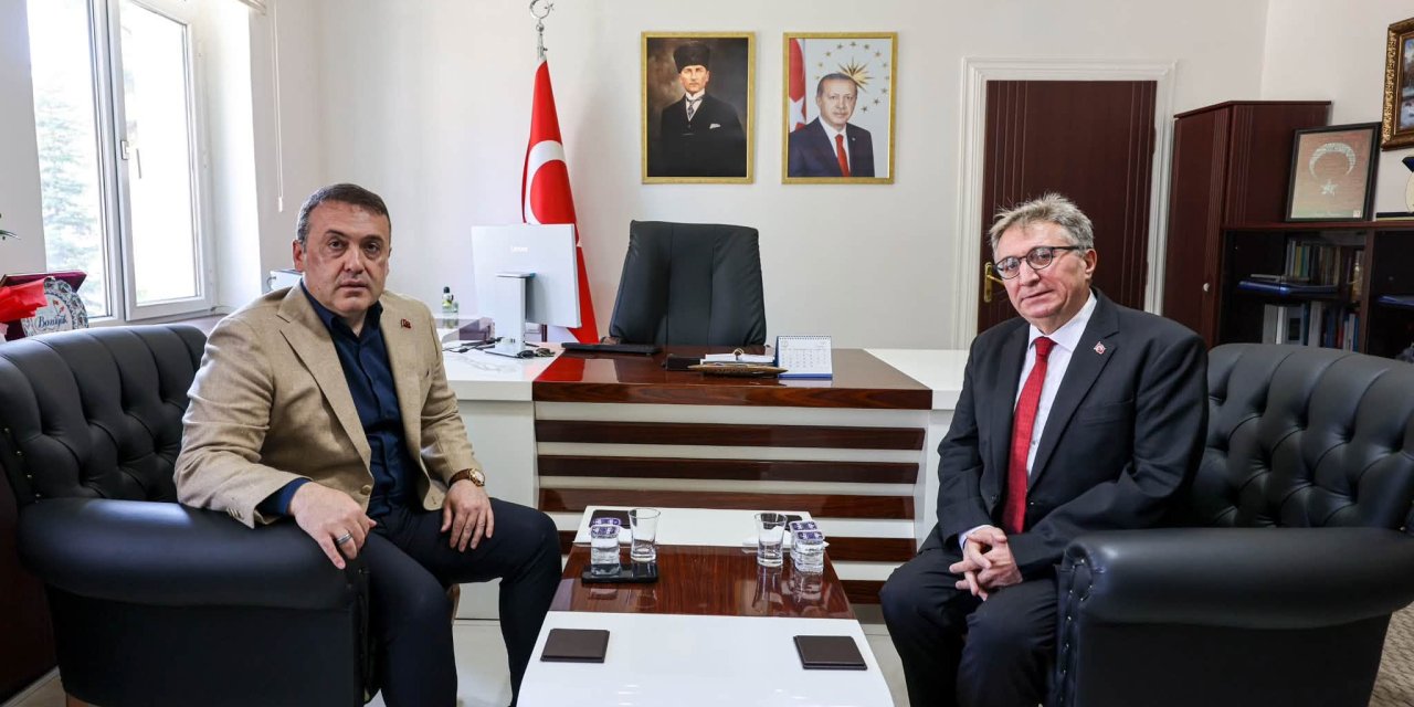 Vali Sözer'den Kaymakam Helvacı'ya İade-i Ziyaret