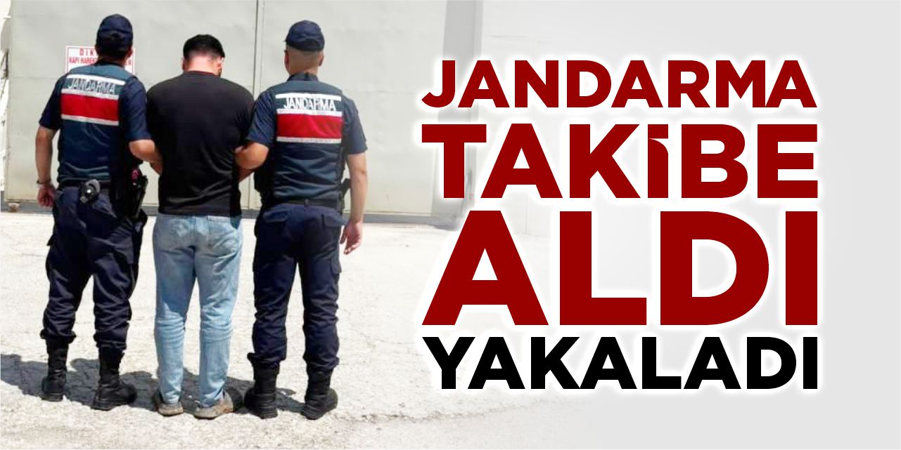 Jandarma takibe aldı, yakaladı