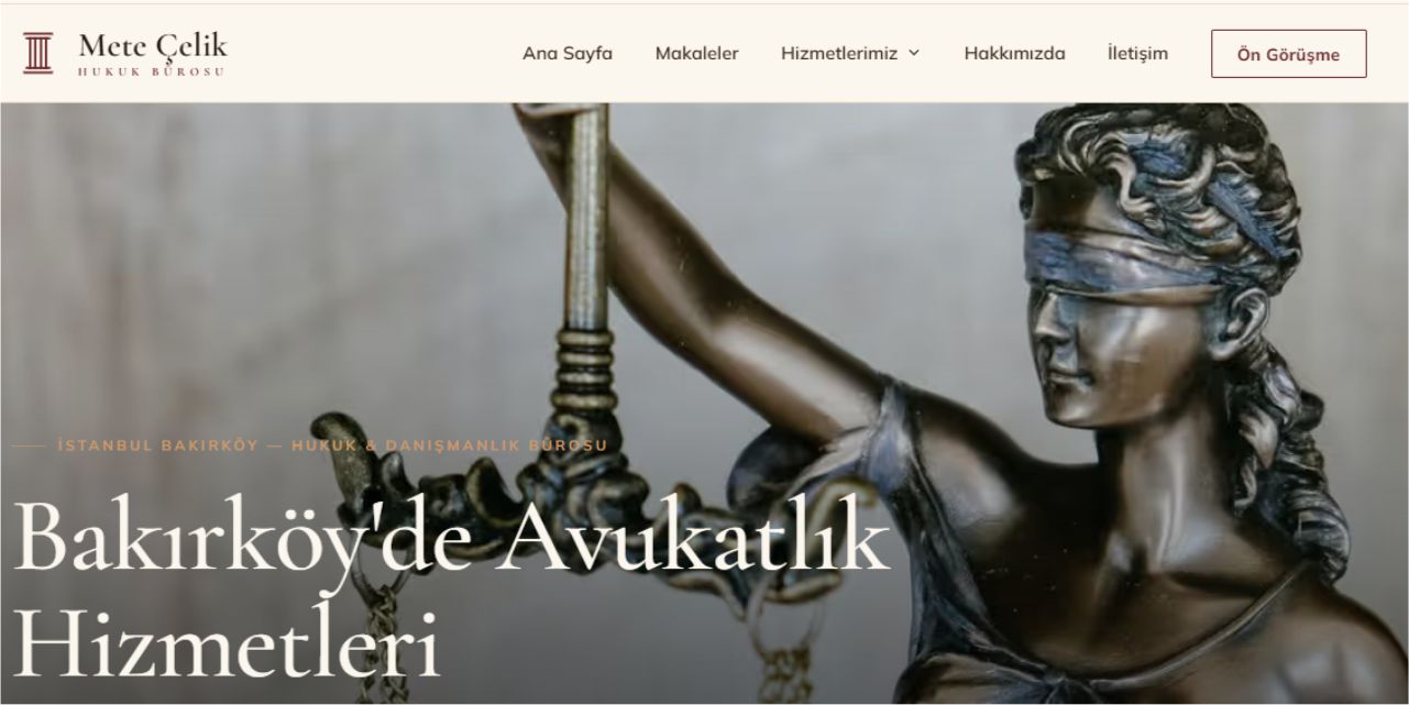 Bakırköy'de Güçlü Hukuki Temsil ve Profesyonel Danışmanlık