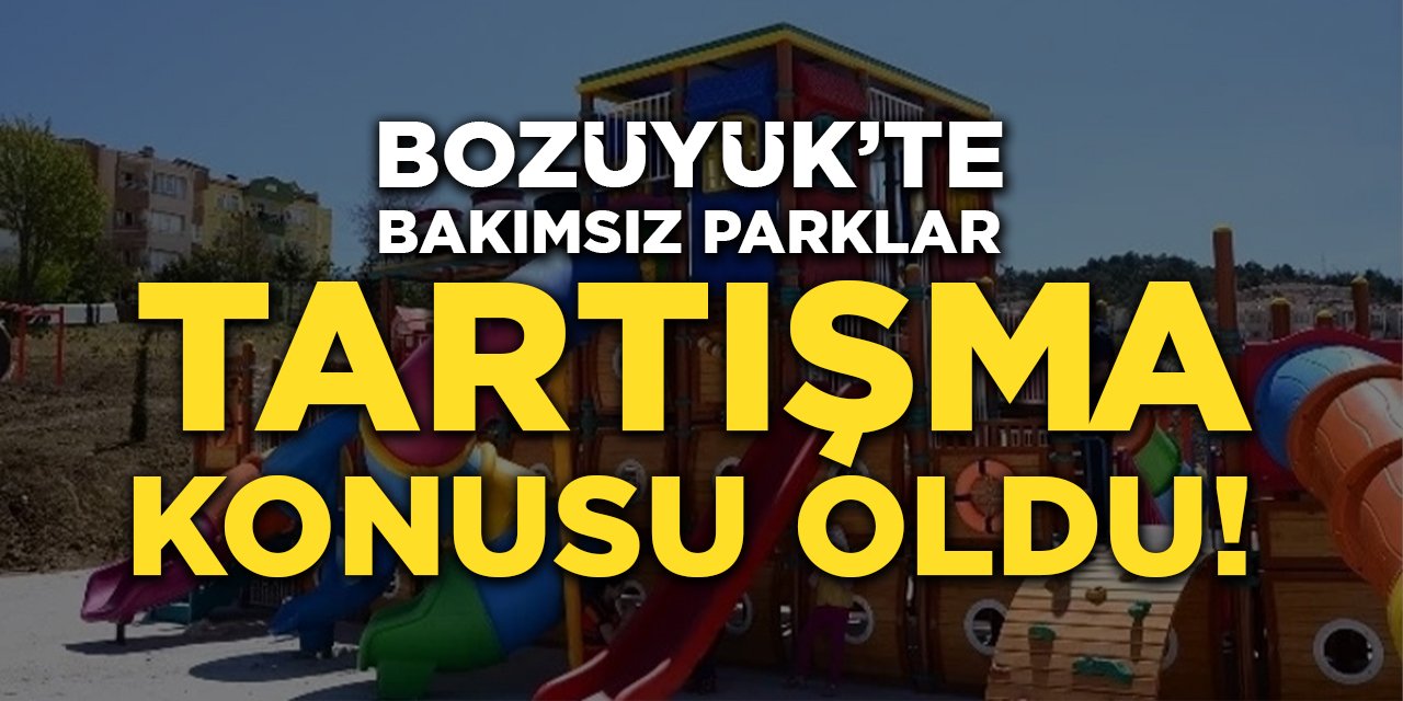 Bozüyük'te Bakımsız Parklar Tartışma Konusu Oldu!