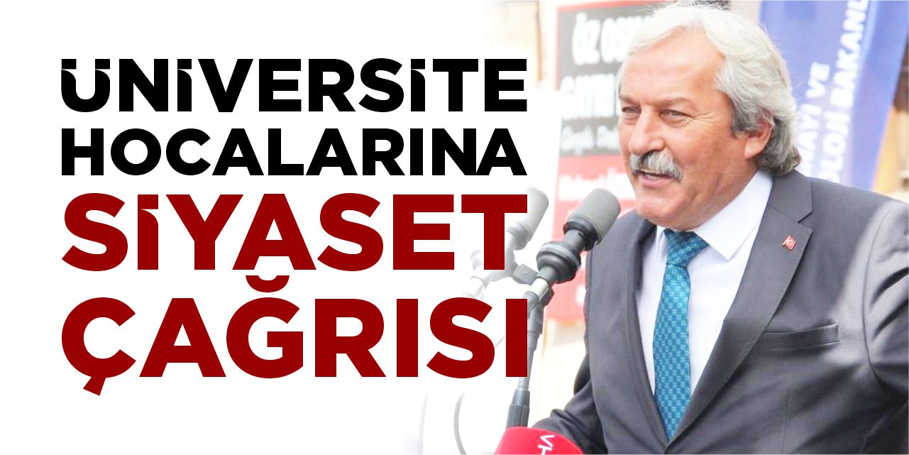 Münür Şahin’den BŞEÜ akademisyenlere siyaset çağrısı