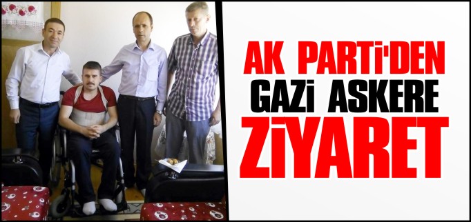 BOZÜYÜK AK PARTİ TEŞKİLATI GAZİ ASKERİ ZİYARET ETTİ