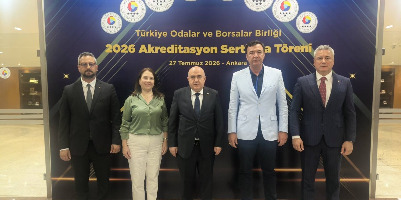 Bilecik TSO, TOBB Akreditasyon Sertifikasını Aldı