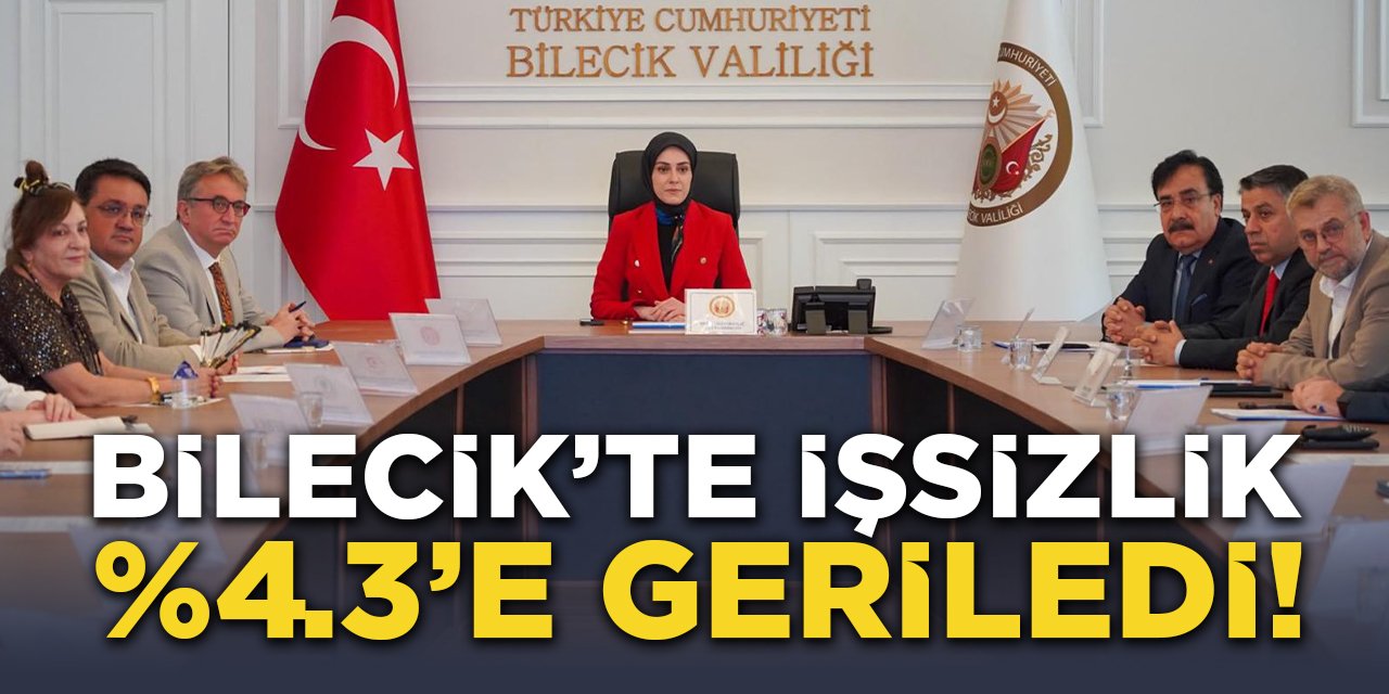Bilecik'te İşsizlik %4.3'e geriledi!