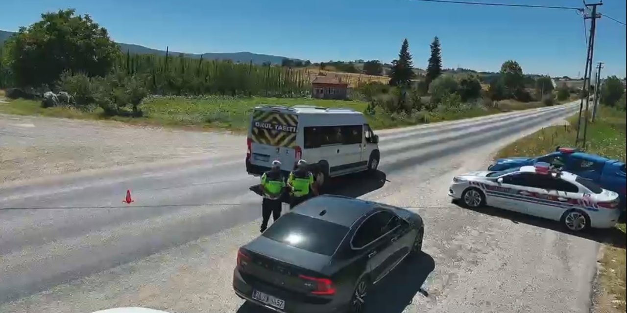 Jandarmadan Drone Destekli Trafik Denetimi