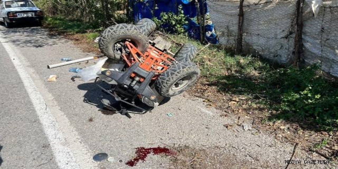 ATV’den düşen şahıs yaralandı