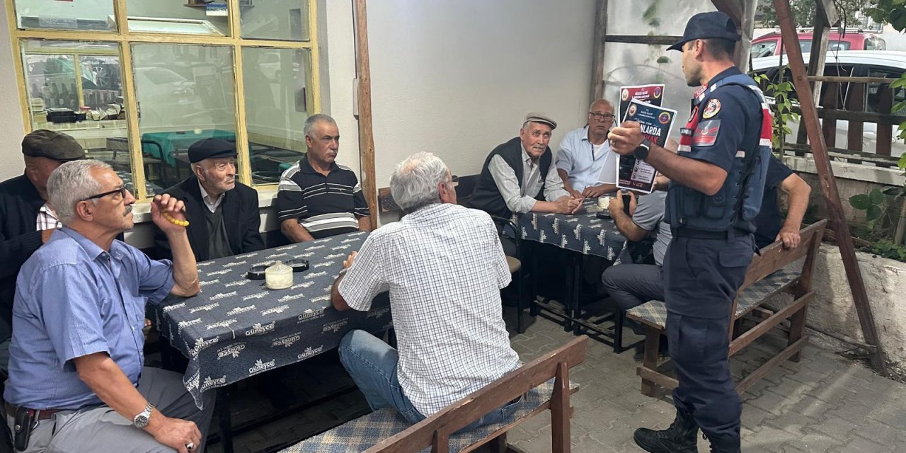 Jandarmadan Orman Yangını ve Dolandırıcılık Uyarısı