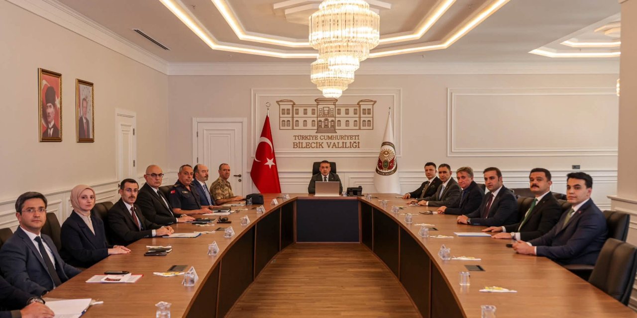 Bilecik'te İl Asayiş ve Güvenlik Toplantısı