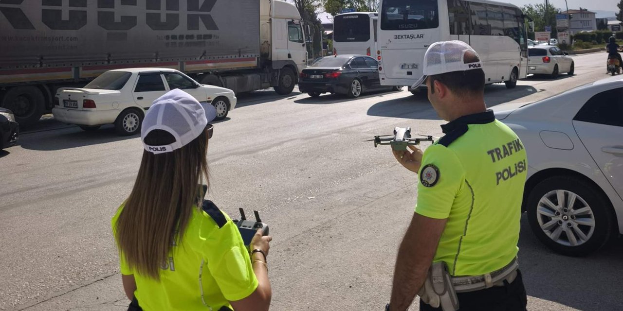 Bozüyük'te Drone Destekli Denetim!