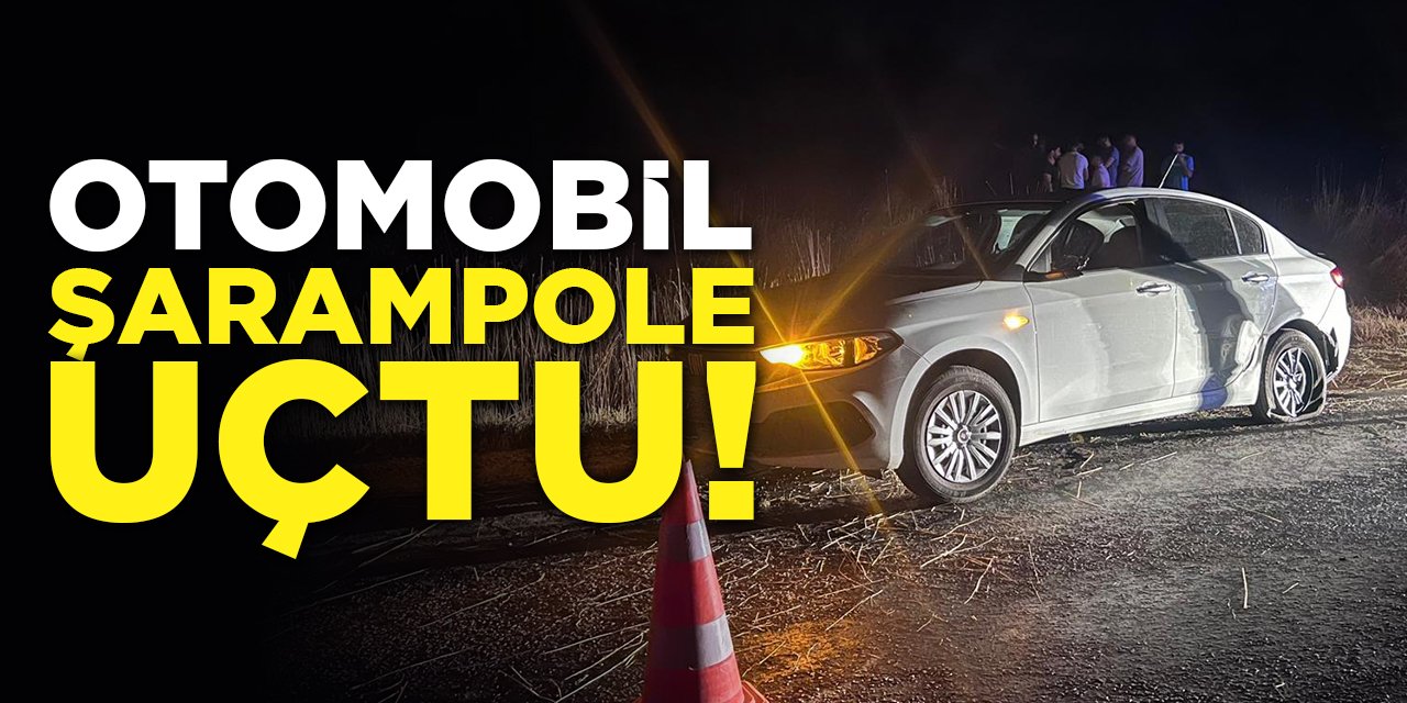 Otomobil Şarampole Uçtu!