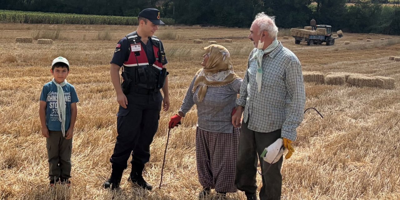 Hasat Döneminde Tarla Yangınlarına Karşı Bilgilendirme