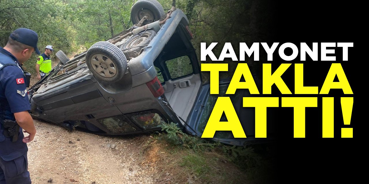 Kamyonet Takla Attı!
