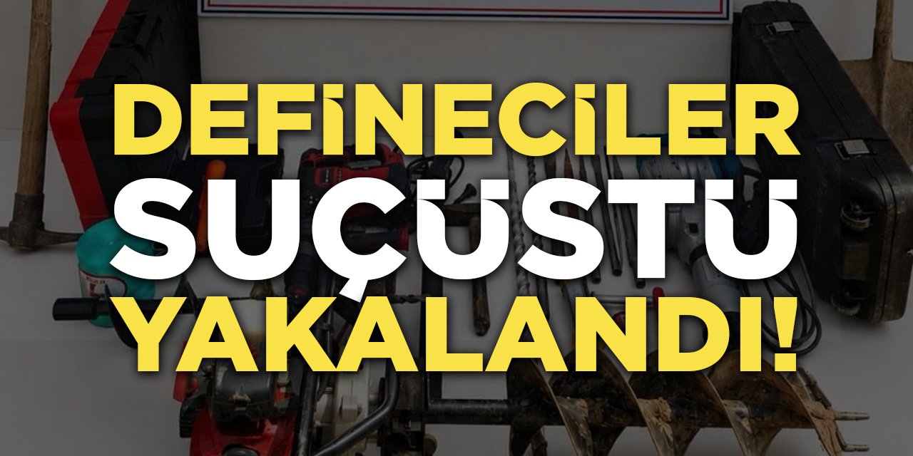 Defineciler Suçüstü Yakalandı!
