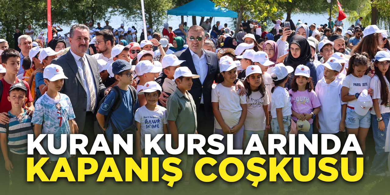 Kuran Kurslarında Kapanış Coşkusu