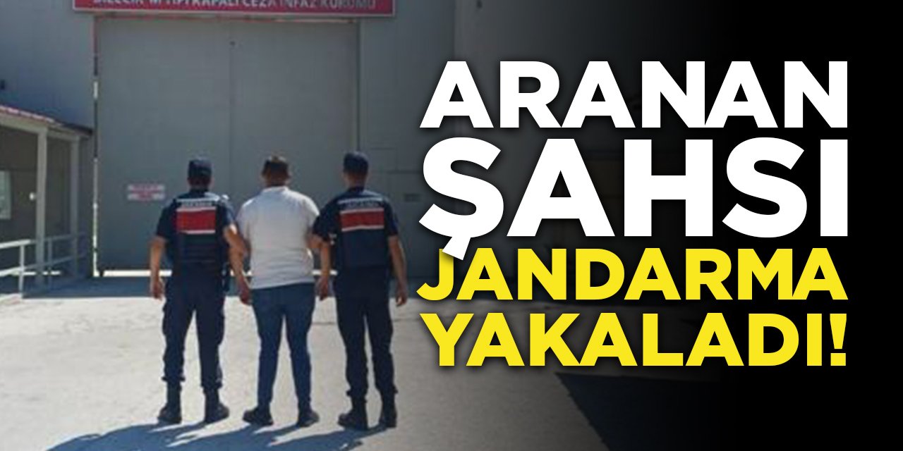 Aranan Şahsı Jandarma Yakaladı!