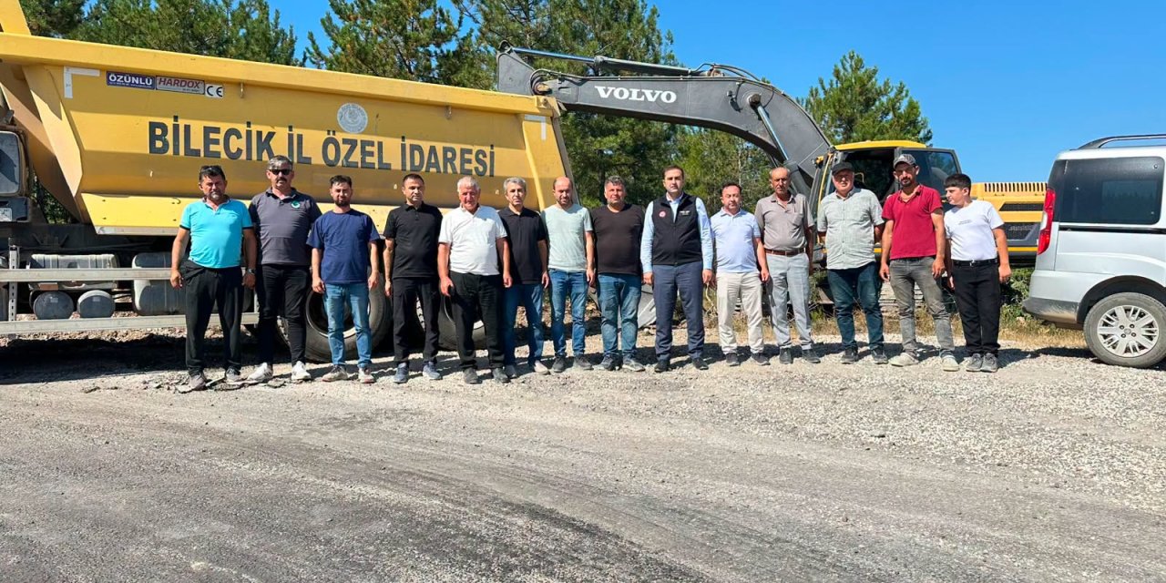 Kaymakam Yılmaz, Yol Çalışmalarını İnceledi