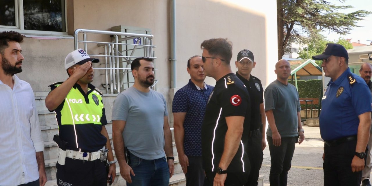 Müdür Çağlar'dan Bozüyük Emniyet Müdürlüğüne Ziyaret