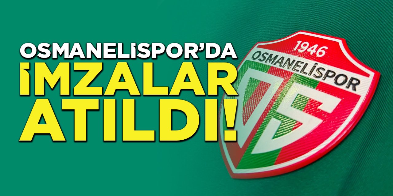 Osmanelispor'da İmzalar Atıldı!