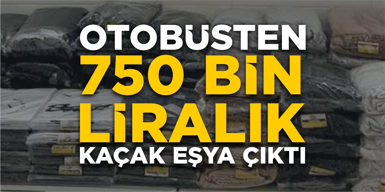 Bilecik’te Otobüsten 750 Bin TL’lik Kaçak Eşya Çıktı