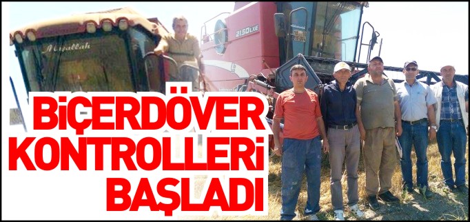 BOZÜYÜK’TE BİÇERDÖVER KONTROLLERİ BAŞLADI