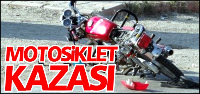 GÖLPAZARI’NDA MOTOSİKLET KAZASI